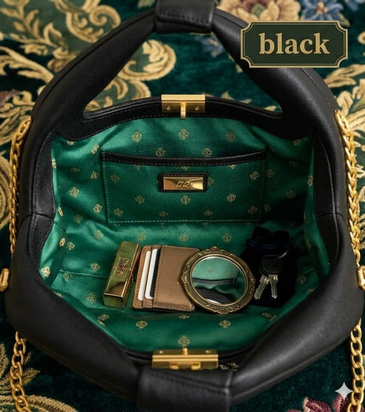 Women's Leather Plain Shoulder Bag