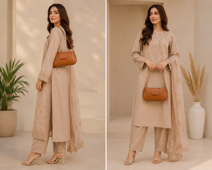 Elegant Tan Shoulder Bag for Women | Stylish Everyday Handbag