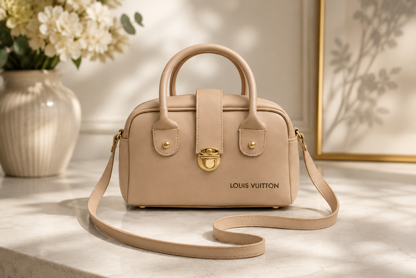 Luxury Mini Top Handle Crossbody Bag for Women – Premium PU Leather | Free Delivery