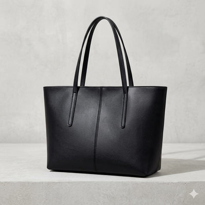 Black Women’s Large Capacity Tote Bag – Stylish & Spacious Everyday Handbag