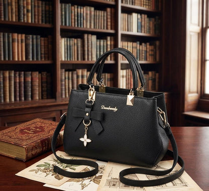 Elegant Black Women’s Handbag with Shoulder Strap – Premium Tote Bag