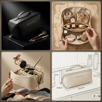 Premium Cosmetic & Makeup Travel Bag – Portable Organizer Case