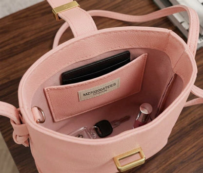Elegant Pink Mini Crossbody Shoulder Bag for Women