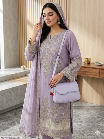 Elegant Lavender Shoulder Bag – Premium Crossbody Purse